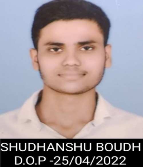 SHUDHANSHU BOUDH Science,Maths,English home tutor in Varanasi.